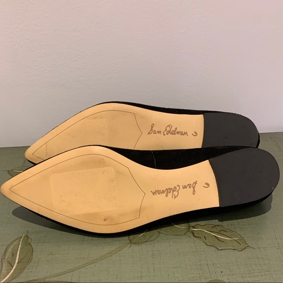 Sam Edelman Pointed Toe Suede Flats - Picture 4 of 4